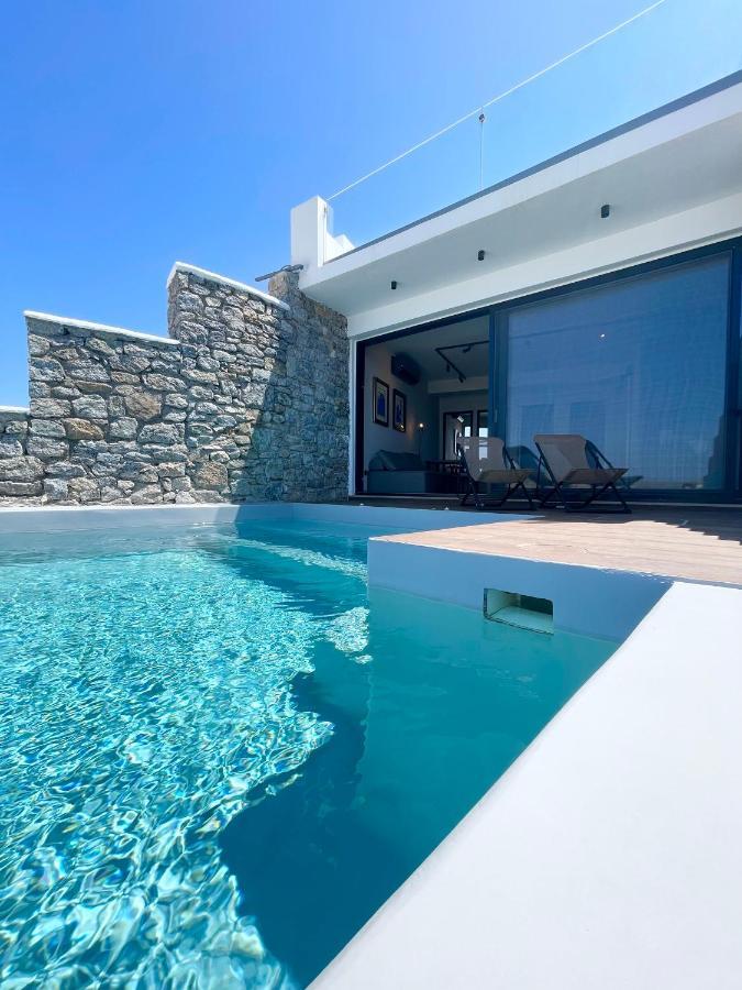 Luxury House With Private Pool At Elia Beach Mykonos Town Exteriér fotografie