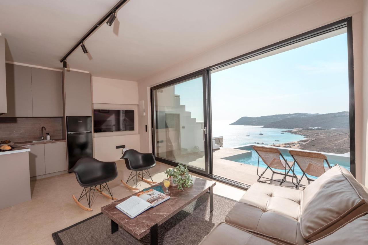 Luxury House With Private Pool At Elia Beach Mykonos Town Exteriér fotografie
