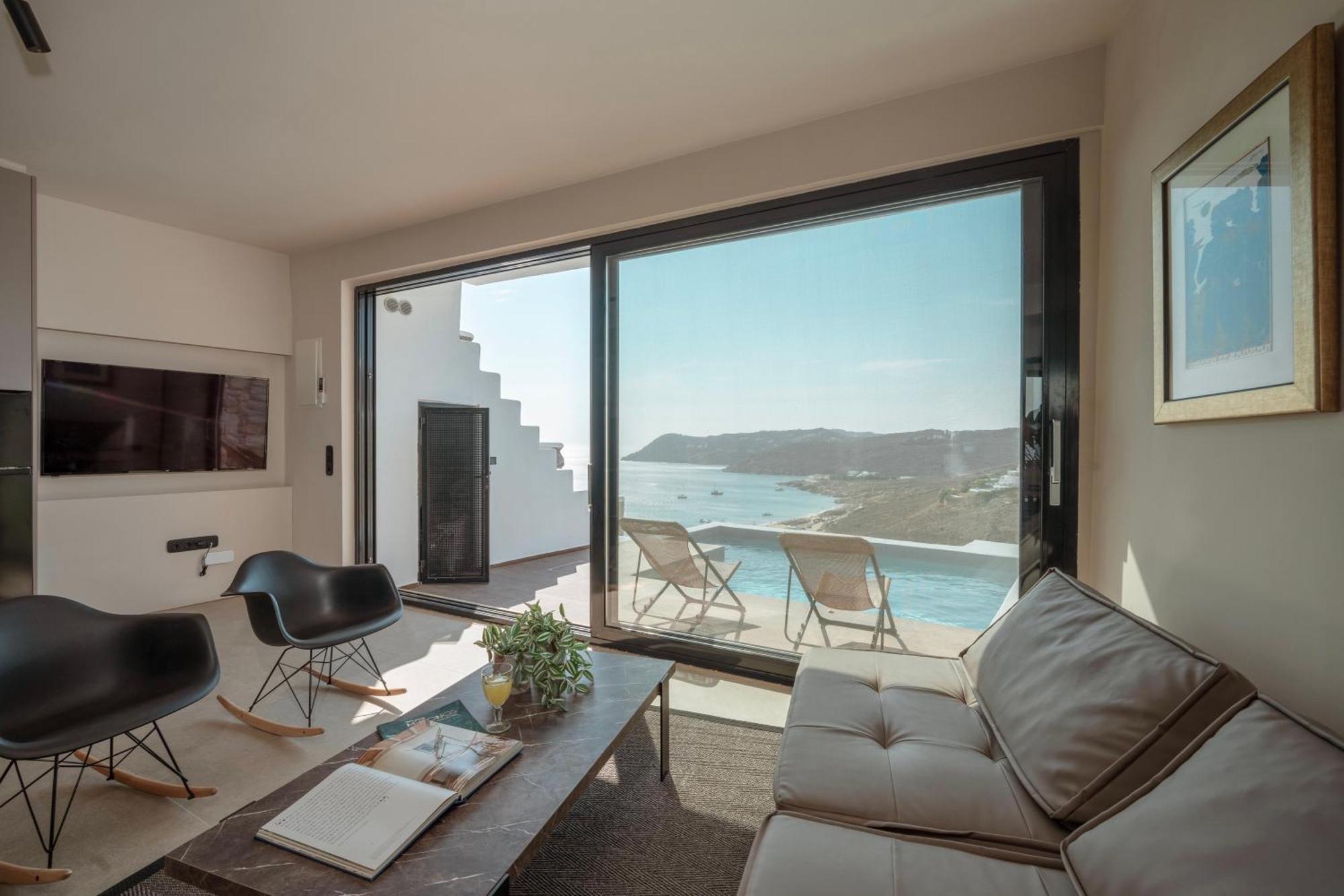 Luxury House With Private Pool At Elia Beach Mykonos Town Exteriér fotografie