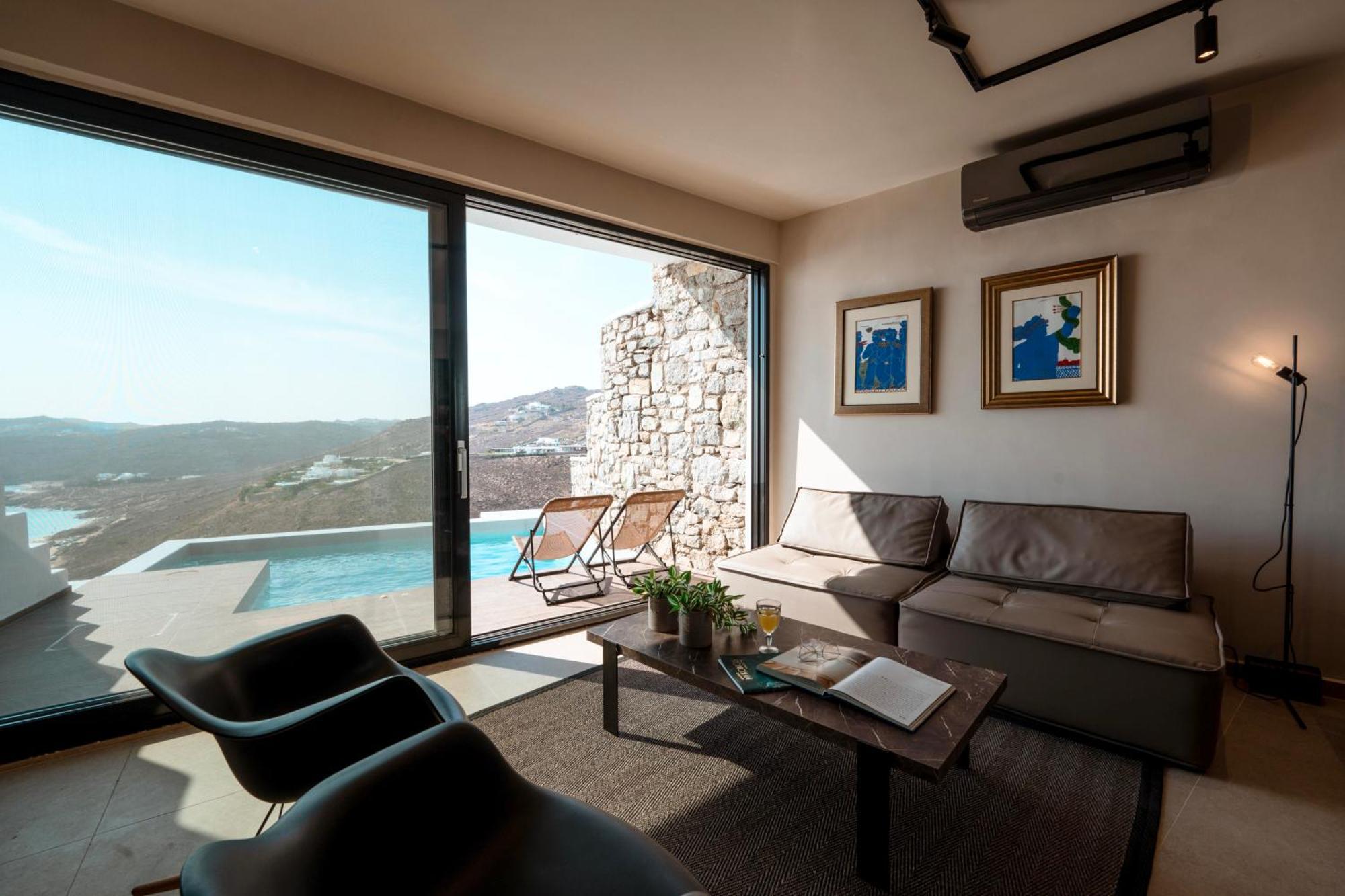 Luxury House With Private Pool At Elia Beach Mykonos Town Exteriér fotografie
