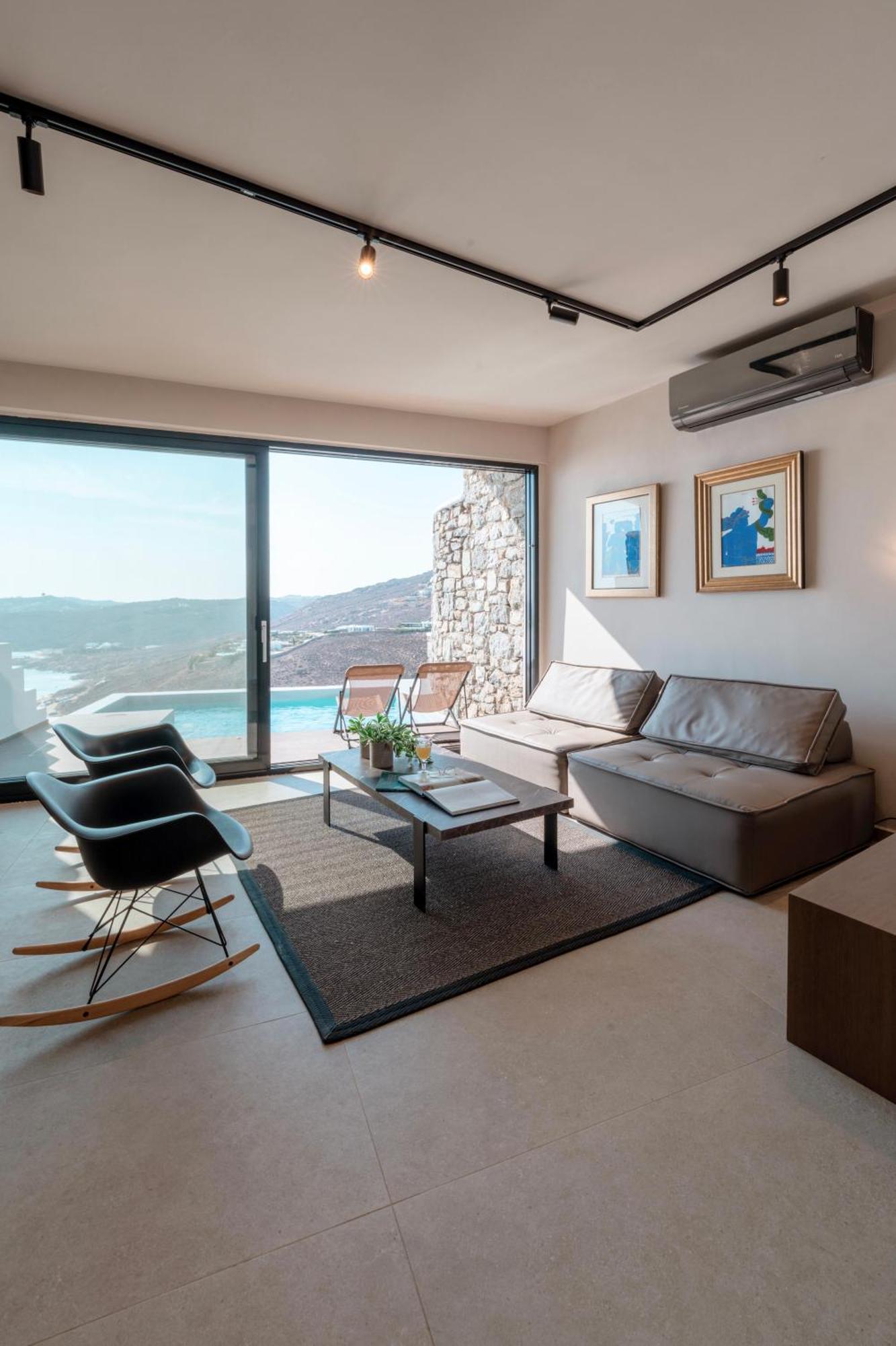 Luxury House With Private Pool At Elia Beach Mykonos Town Exteriér fotografie