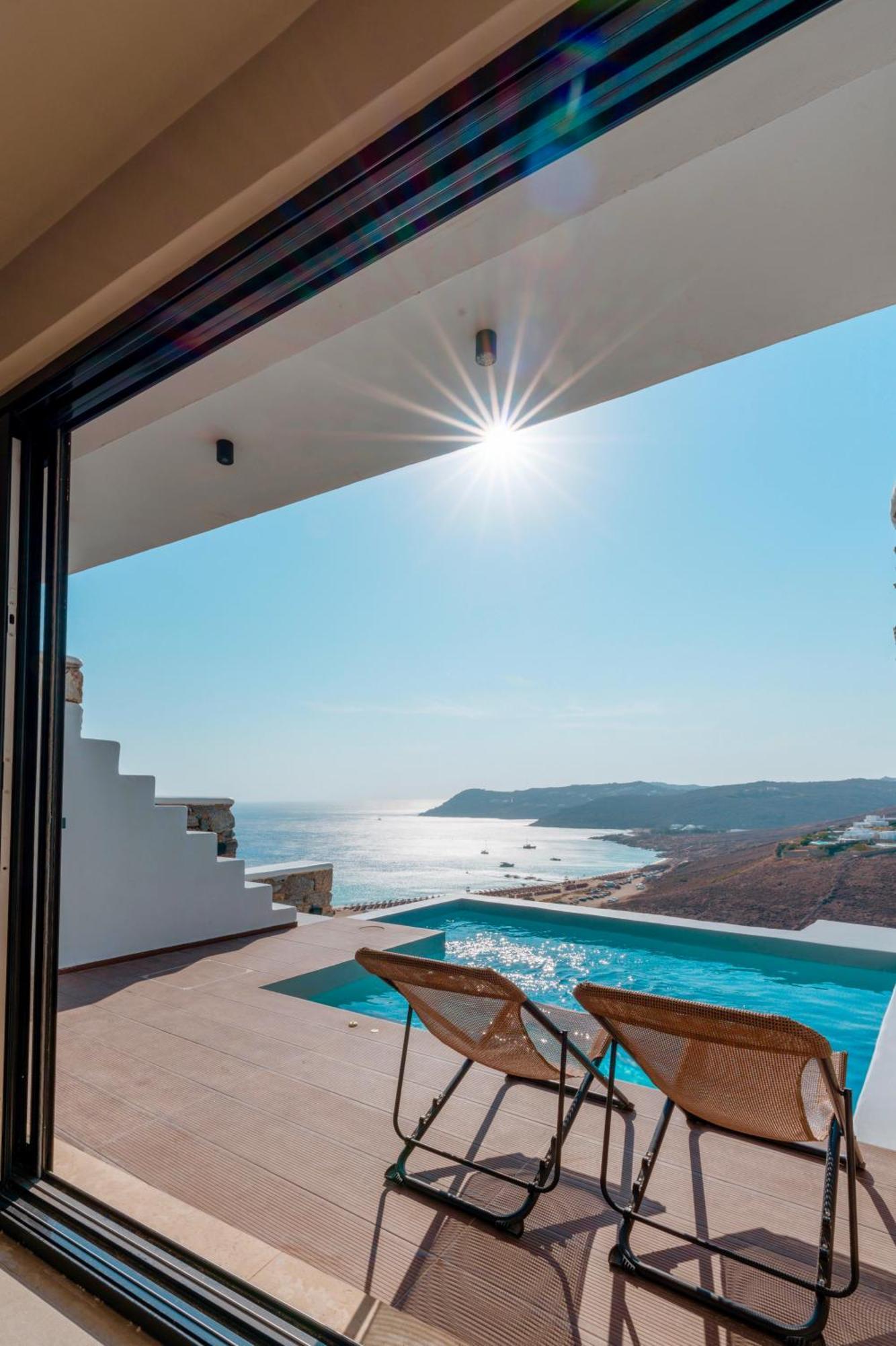 Luxury House With Private Pool At Elia Beach Mykonos Town Exteriér fotografie