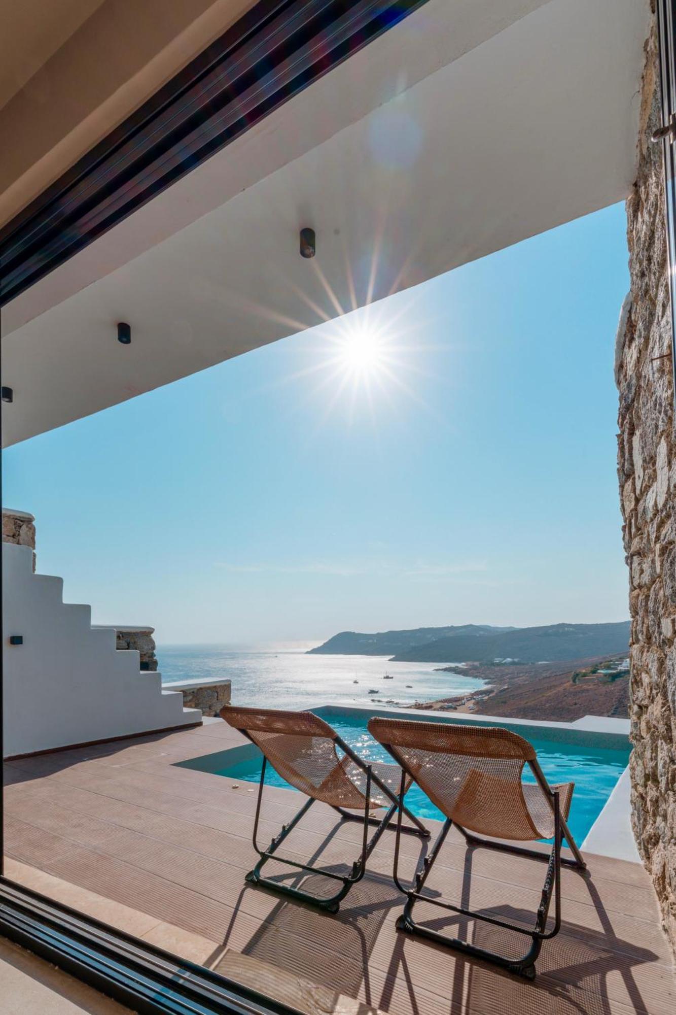 Luxury House With Private Pool At Elia Beach Mykonos Town Exteriér fotografie